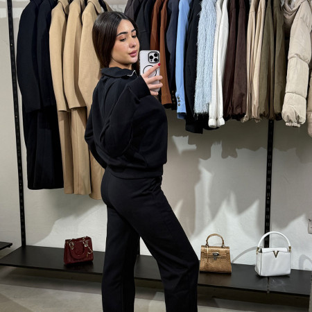 Ensemble sweat jogging oversize