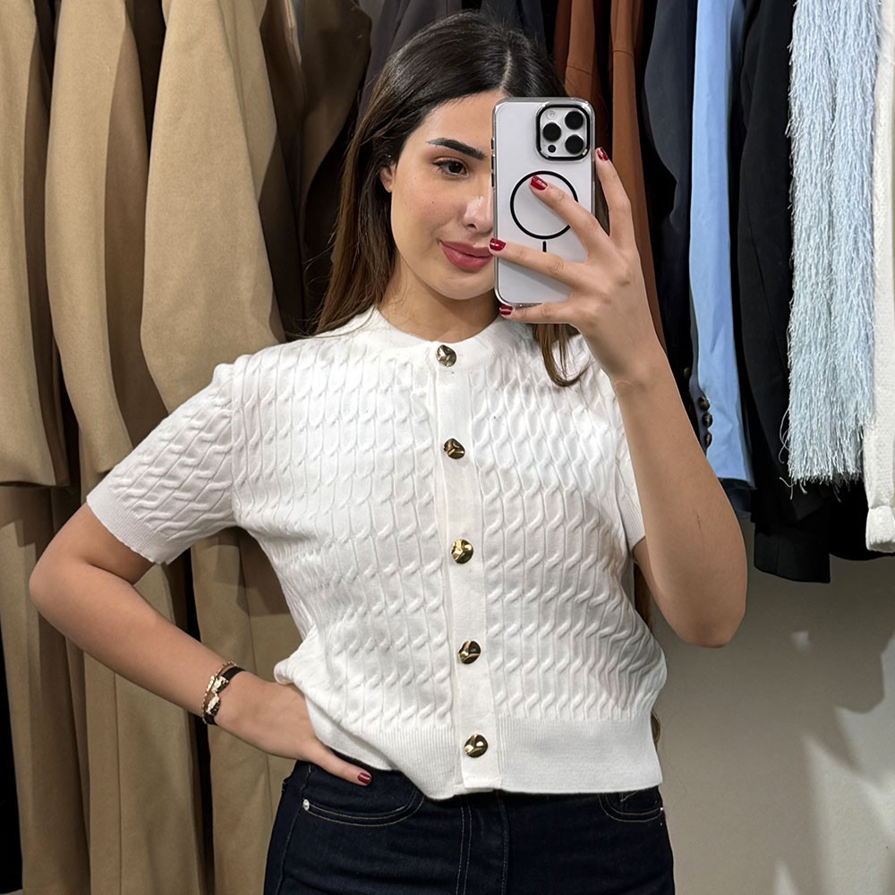 Cardigan en maille fine