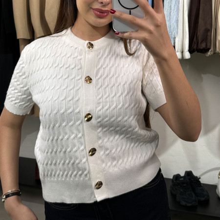 Cardigan en maille fine