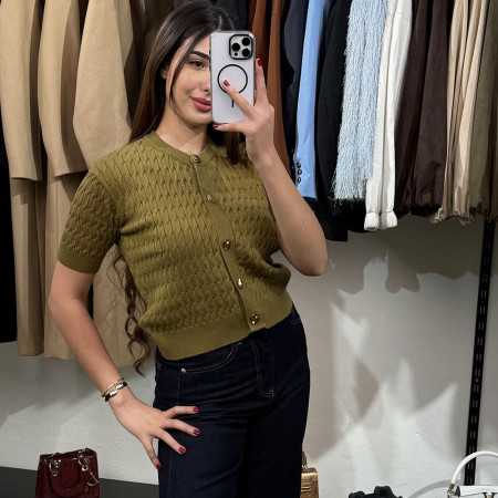 Cardigan en maille fine