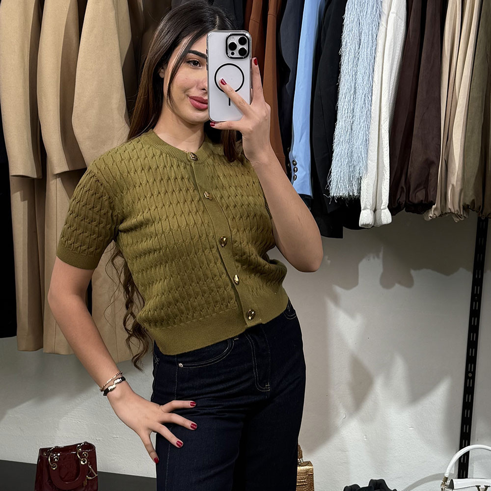 Cardigan en maille fine