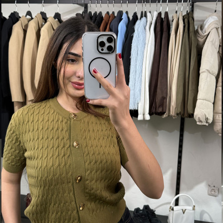 Cardigan en maille fine