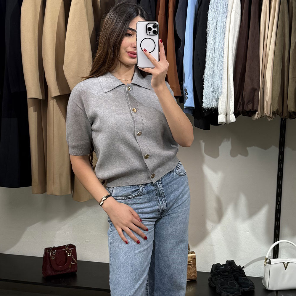 Cardigan en maille fine