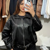 Bomber en cuir