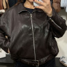 Bomber en cuir