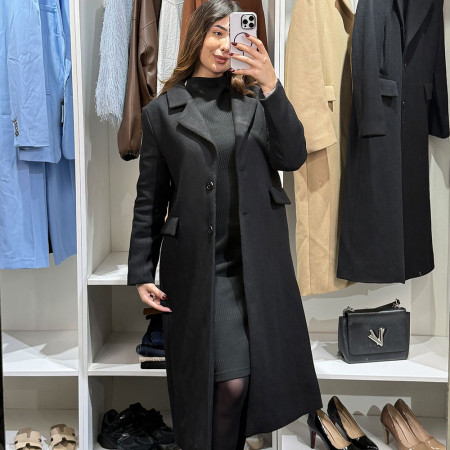 Manteau oversize en cachemire