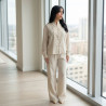 Ensemble style chinois en lin