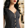 Robe en lin avec boutons