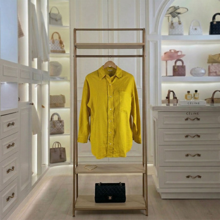 Chemise en lin avec poche