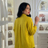 Chemise en lin avec poche