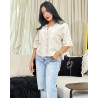 Chemise en lin avec poche