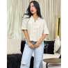 Chemise en lin avec poche