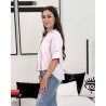 Chemise courte  à manches courtes et poches avec boutons frontaux