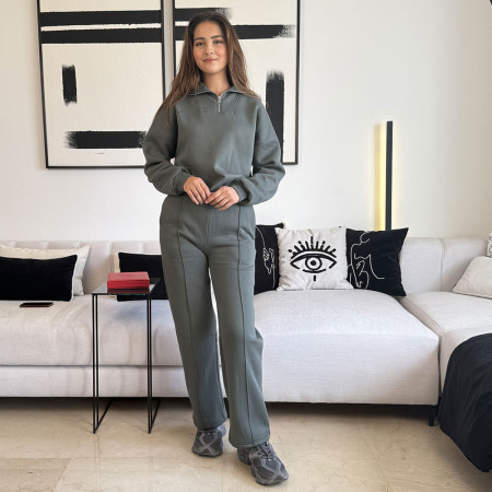 Ensemble sweat jogging oversize