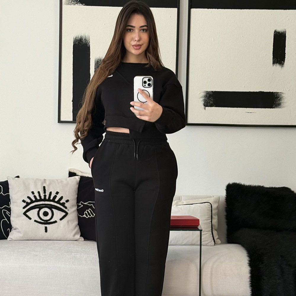 Ensemble jogging sweat court