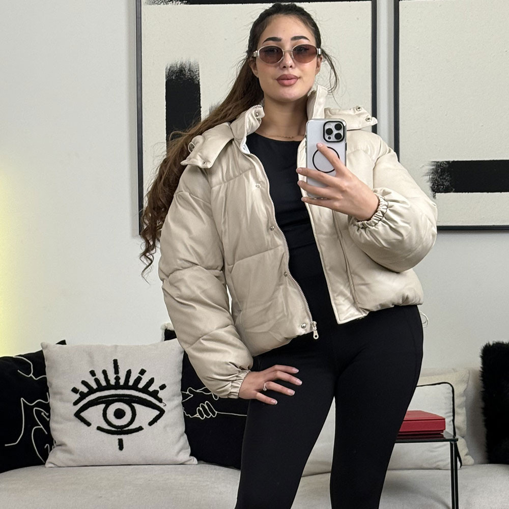 Doudoune oversize à capuche