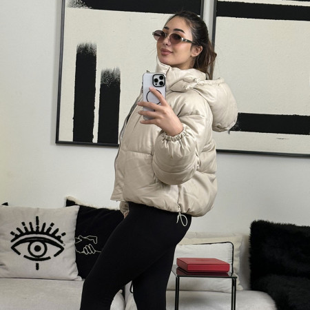 Doudoune oversize à capuche