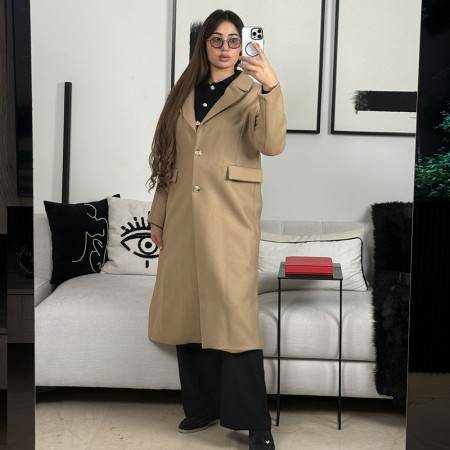 Manteau oversize en cachemire