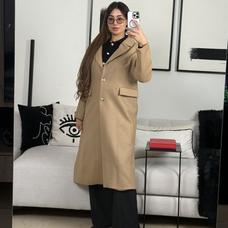 Manteau oversize en cachemire