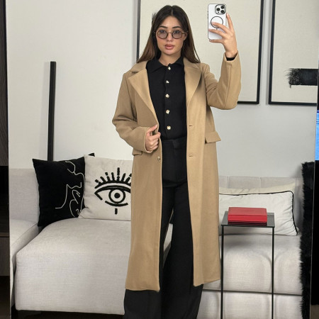 Manteau oversize en cachemire