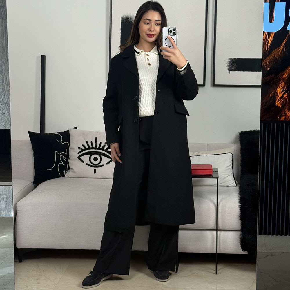 Manteau oversize en cachemire