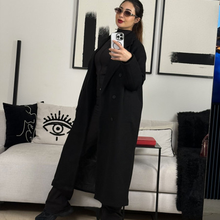 Manteau oversize en cachemire