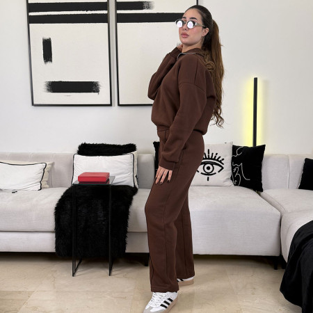 Ensemble sweat jogging oversize