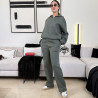 Ensemble sweat jogging oversize